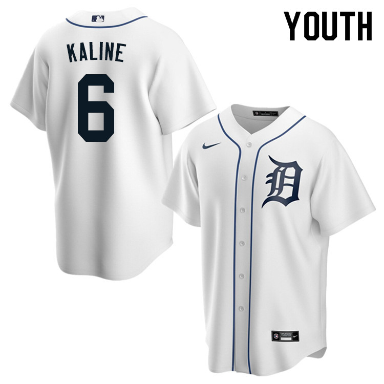 Nike Youth #6 Al Kaline Detroit Tigers Baseball Jerseys Sale-White